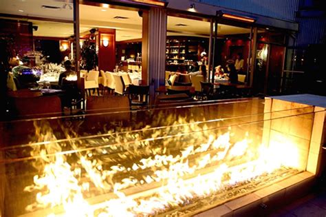 Lounge Outdoor Fireplace Dockside Waterfront Restaurant