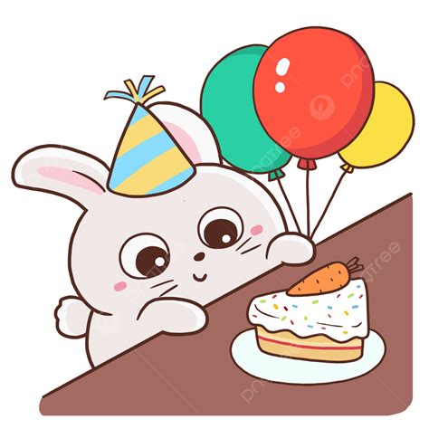Pretty Birthday Clipart Vector Birthday Cartoon Pretty Bunny Birthday