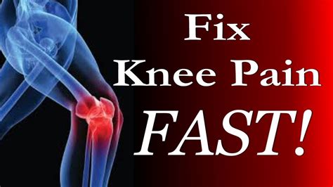 Knee Pain Treatment At Home How To Treat Knee Pain Youtube