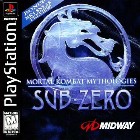 Mortal Kombat Mythologies Sub Zero Box Covers MobyGames