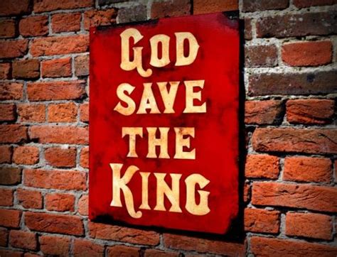 God Save The King Wwi King George V World War One Sign Wwi Sign