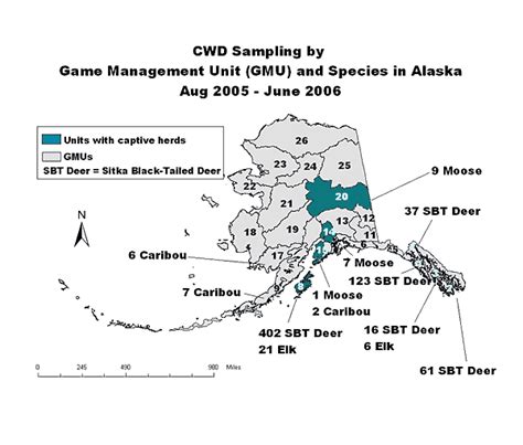 Chronic Wasting Disease Maps Alaska Department Of Fish And Game