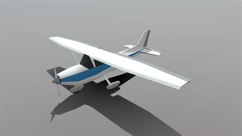Low Poly Plane Download Free 3d Model By Scailman 7623005 Sketchfab