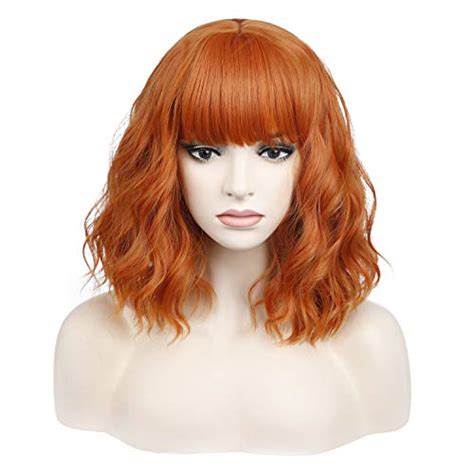 Best Orange Wig With Bangs