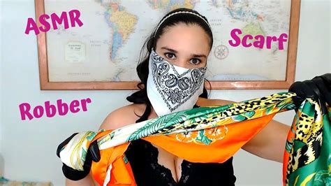 Asmr Scarf Robber Leather Gloves And Muffled Whispering Request