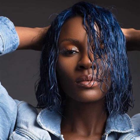 11 Exotic Blue Hairstyles For Black Girls
