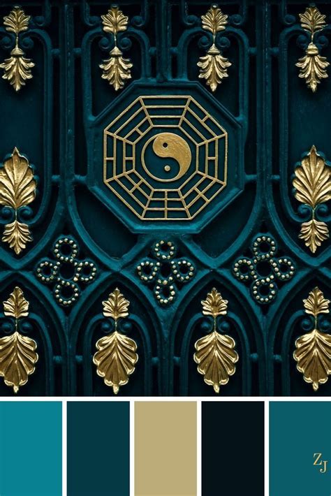 Rich Blue And Gold Color Combination Color Palette Design Gold Color Palettes Color Schemes