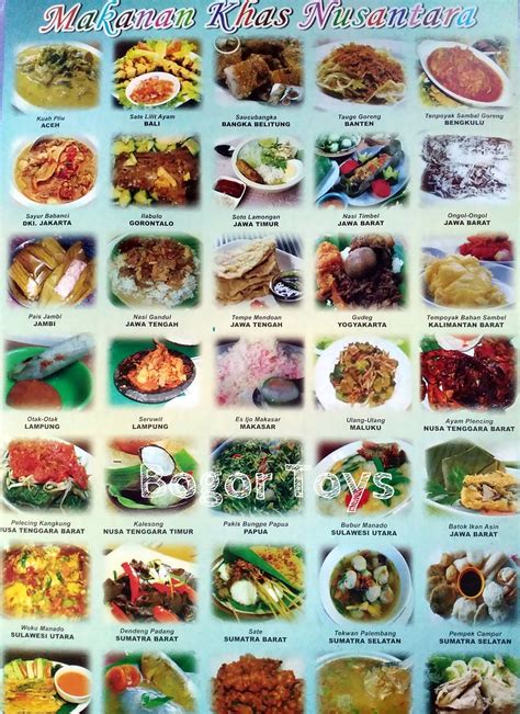 Contoh Poster Makanan Khas Daerah