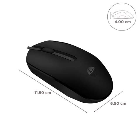 Buy Hp M10 Wired Optical Performance Mouse 1000 Dpi Ergonomic Design