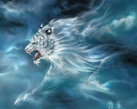 White Lions And Tigers Wallpapers