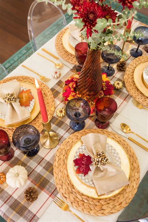 5 easy thanksgiving table setting ideas mappping