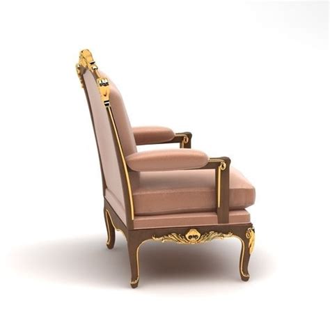 Classic Armchair 2 3d Model Cgtrader