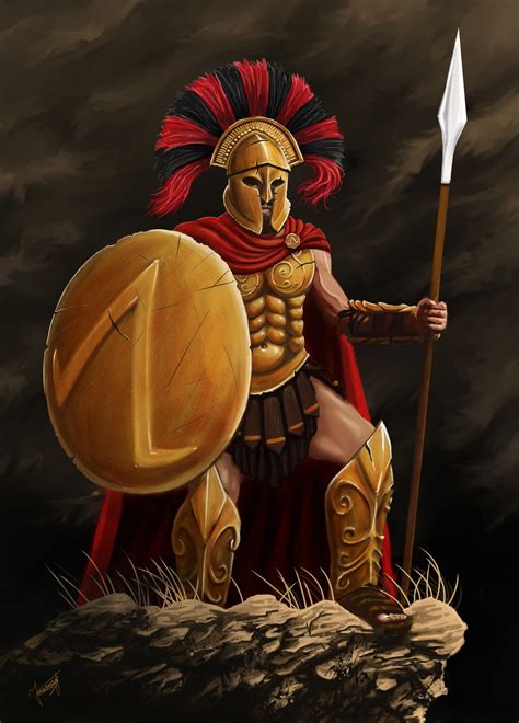 Spartan Warrior By Joric Koghee Rimaginarywarriors