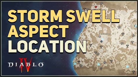 Storm Swell Aspect Location Diablo 4 Youtube