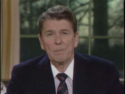 34 Years Ago Today President Ronald Reagan Addressed The Nation In The Wake Of The Space