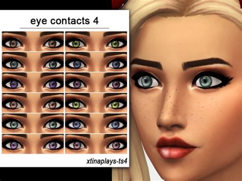Bright Eyes Contacts For Ts4 Wundersims Conversion Si