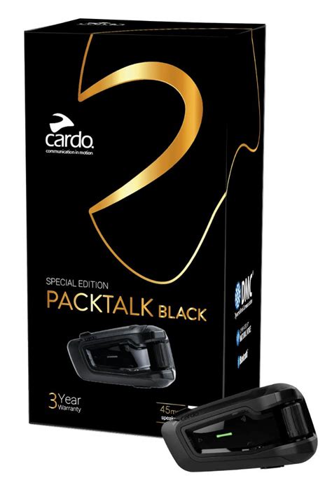 Ducati cardo v2 helm sprechanlage bluetooth communication system packtalk neu. Cardo Packtalk Black Edition Single | Motorcycle ...