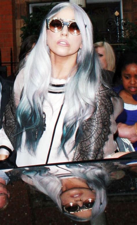 Lady Gaga Gray Haired And Gorgeous The Hollywood Gossip