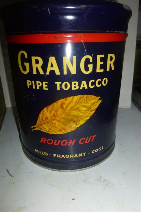 Vintage Tobacco Tins Set Of 2 Granger Pipe Tobacco Etsy