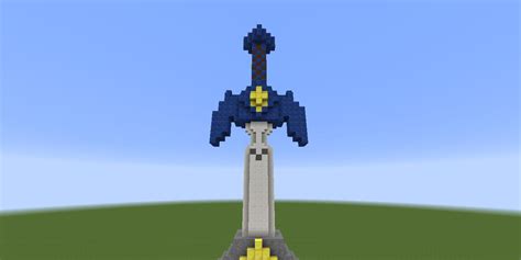 Master Sword 3d Build Minecraft Project