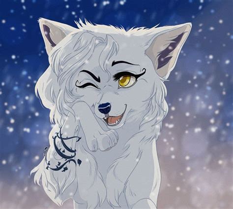 White Wolf Anime Cute Cute Anime White Wolf Pup Winged Wolf Pup