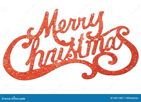 Merry Christmas Sign Royalty Free Stock Photography Image 28011887
