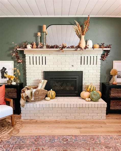 Simple And Cozy Fall Fireplace Decor Ideas Sprucing Up Mamahood