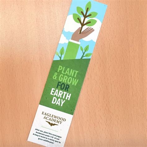 Plant And Grow Large Plantable Bookmarks Botanical Paperworks