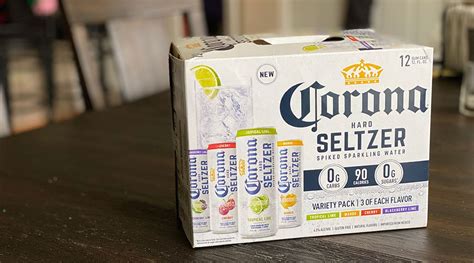 12 pack of 12 fl oz slim seltzer cans of corona hard seltzer, three cans per flavor: Corona Hard Seltzer vs. White Claw - Taste Test [Review ...