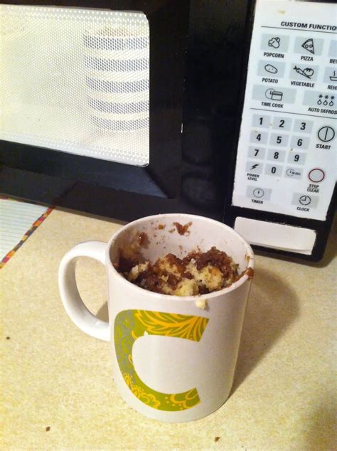 College Girl, College Food: Microwave Coffee Cake | College meals, Food, Healthy college meals