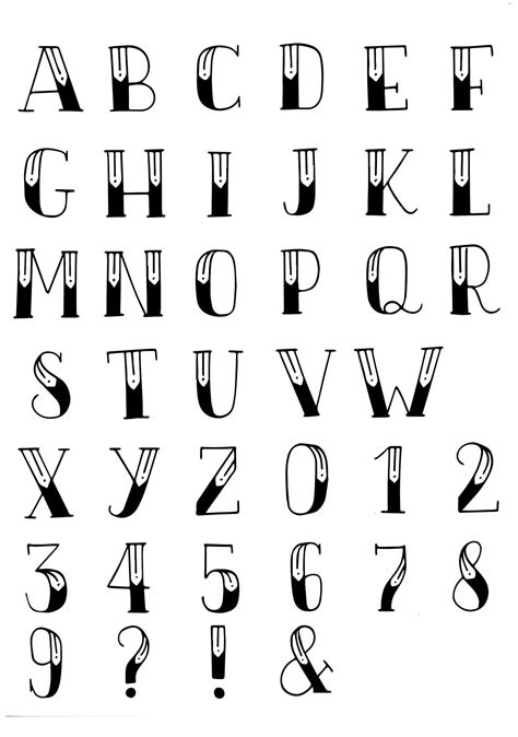 Moldes De Letras Bonitas Moldes De Letras Hand Lettering Alphabet The