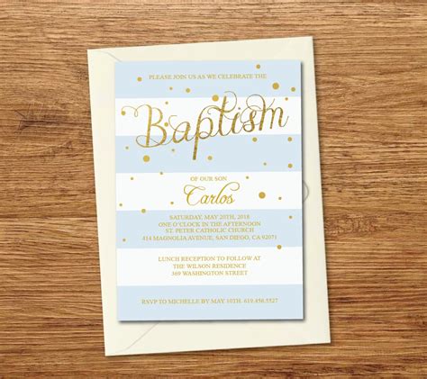 Baptism Invitation, Baptism Invitation Girl, Baptism Invitation Boy, Baptism Invitation 