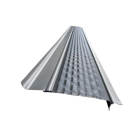 Screen gutter guards are installed by lifting the bottom row of roof shingles and sliding the edge of the screen underneath it. 3 ft. Gray Aluminum Clean Mesh Gutter Guard-99376 - The Home Depot