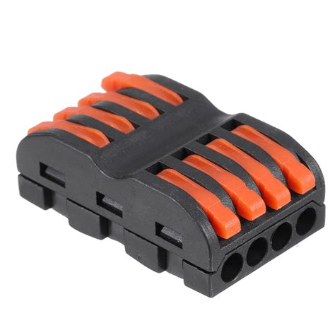 Spl 4 Ch4 Quick Terminals Wire Connector Push On Connector Rail Terminal Block