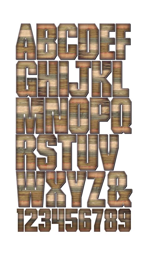Pallet Letters A To Z 0 To 9 Rustic Letters Marquee Etsy Uk