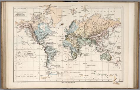 Planisphere David Rumsey Historical Map Collection