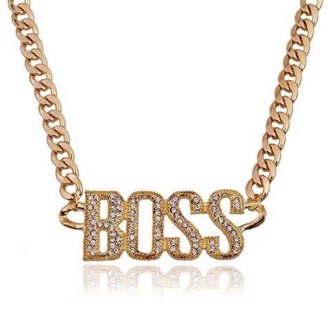 Maybe you would like to learn more about one of these? Iced Out 14K Gold 'BOSS' Chain - Deez Grillz