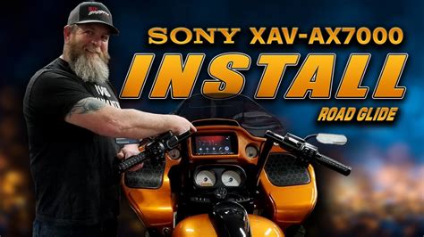 Install Sony Xav Ax7000 Harley Davidson Road Glide Youtube
