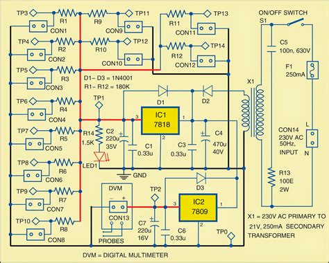 Simple Temperature Sensing Diodes Selector Circuit Diagam Electronic Circuits Diagram