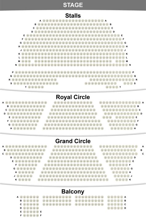 Seating Plan Her Majestys Theatre