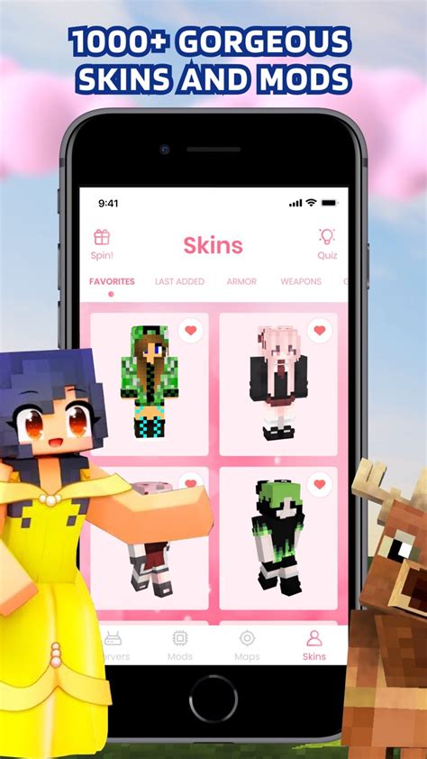 Girl Mods Skins For Minecraft For Iphone Download