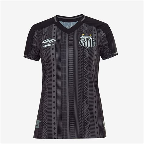 Camisa Feminina Umbro Santos Of.3 2022 - Umbro