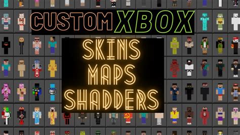 Minecraft Custom Skins Mods Maps And More Xbox One How To 2021 Youtube