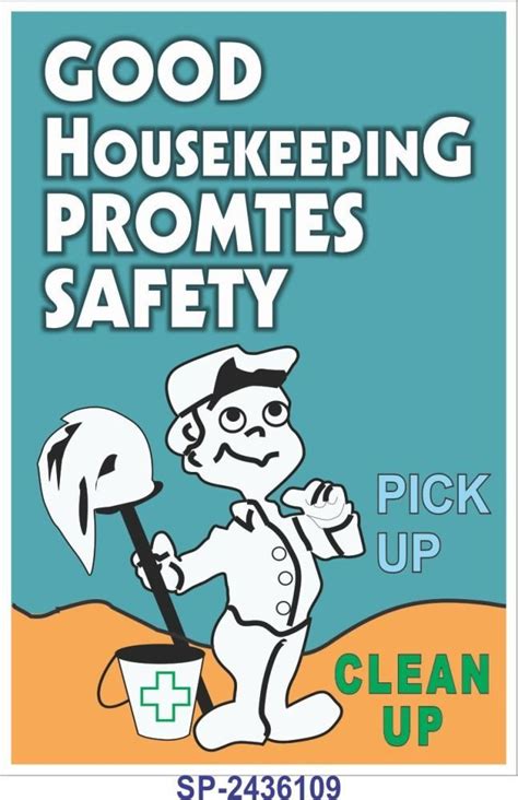 Housekeeping Safety Poster For Workplace