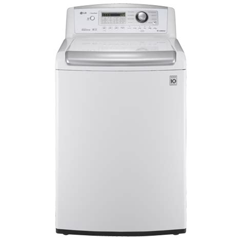Lg 54 Cu Ft Top Load He Washer With Waveforce Wt4901cw White
