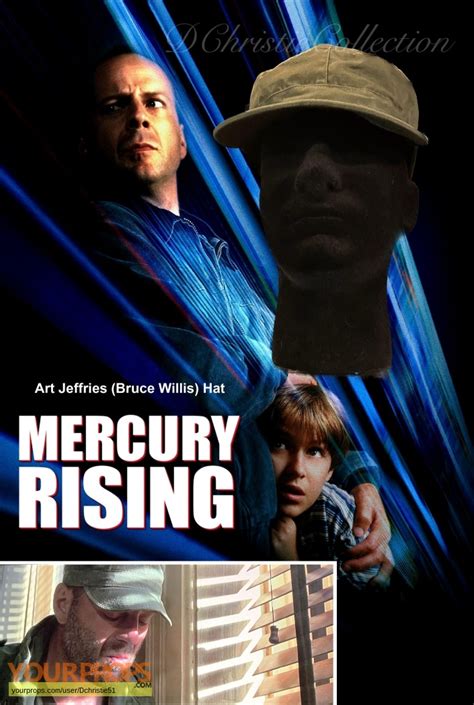 Mercury Rising Art Jeffries Bruce Willis Hat Original Movie Costume