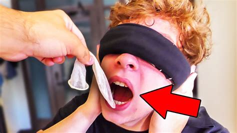 What S In My Mouth Challenge Condom Prank Youtube