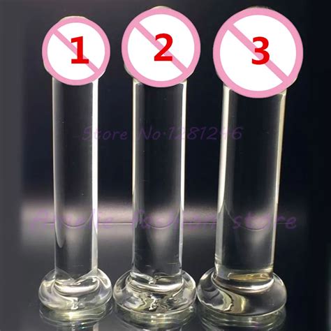 3 Size Big Glass Dildopussy Pump D3cm35cm4cm Large Huge Glass