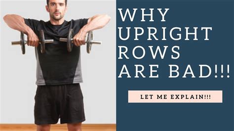 Why Upright Rows Are A Bad Exercise Hear Me Out Youtube