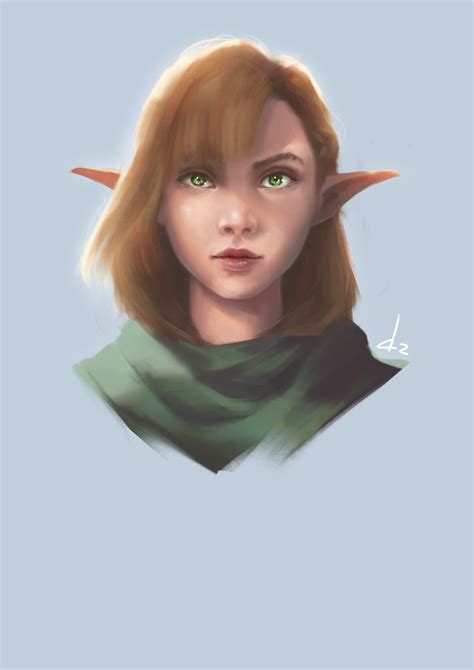 Artstation Elf Portrait